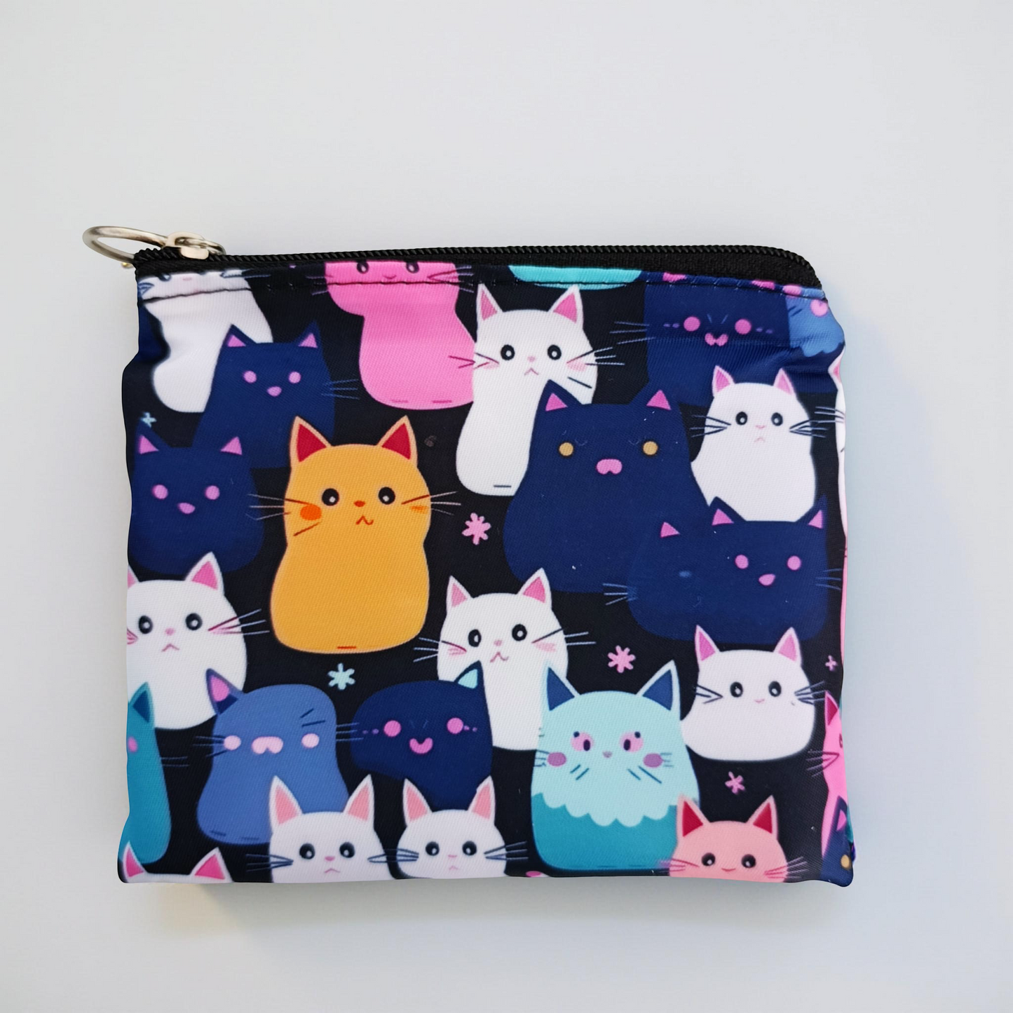 Bolsa de la Compra Reutilizable Gatos de Colores