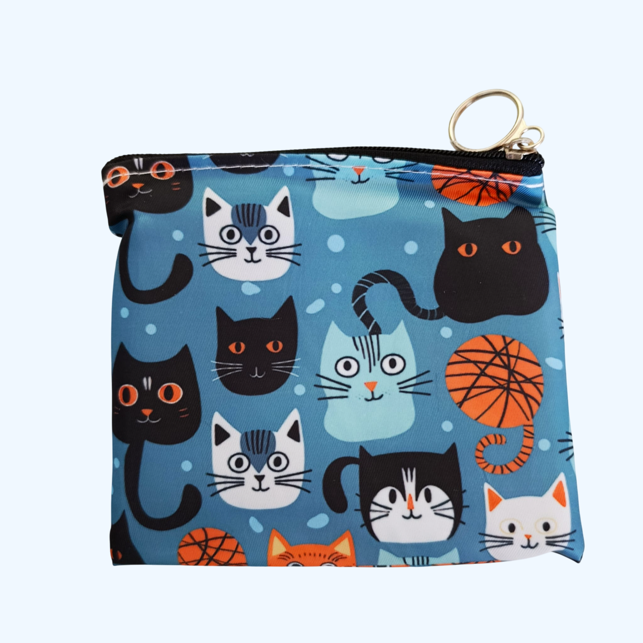 Bolsa de la Compra Reutilizable Gatitos Azul
