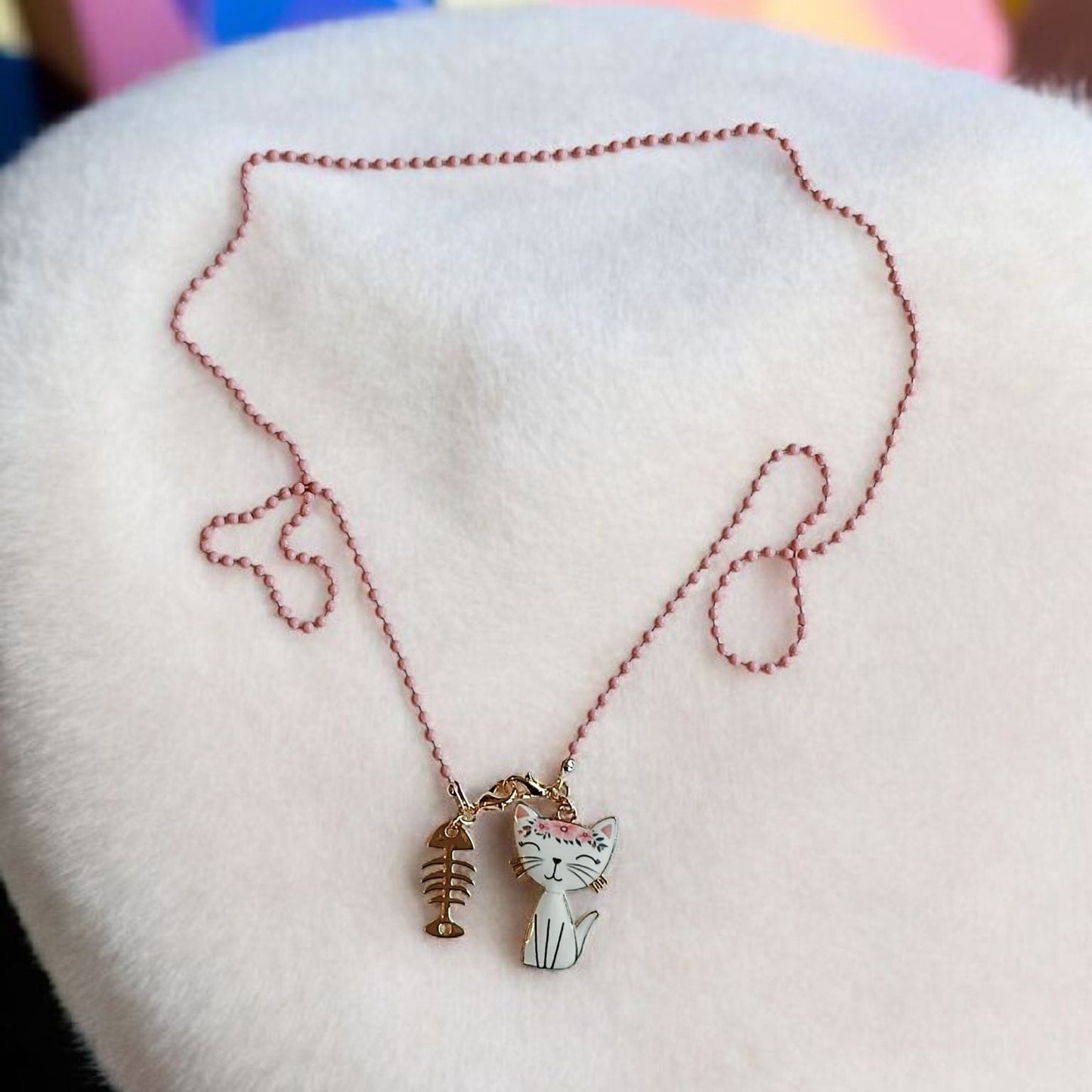 Collar Gato Rosa – Dulzura y estilo felino