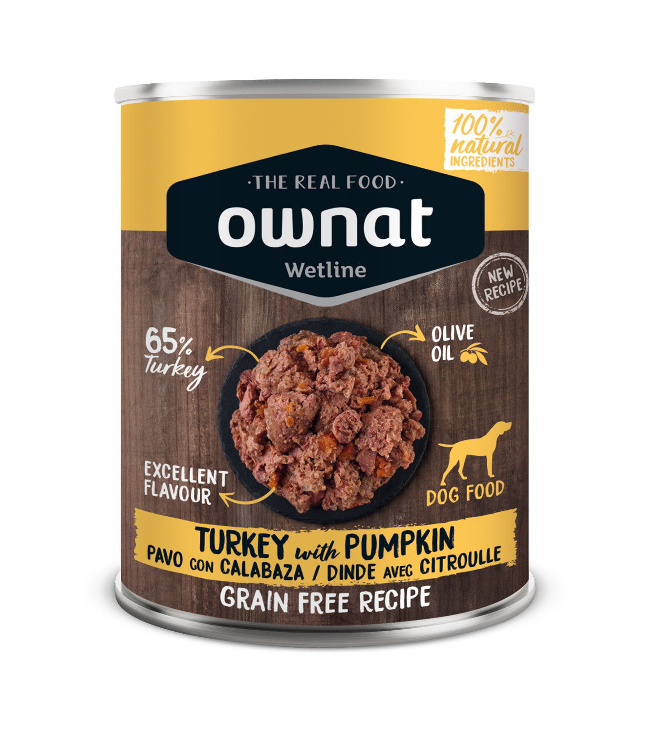 Ownat Wetline Pavo With Calabaza para perros