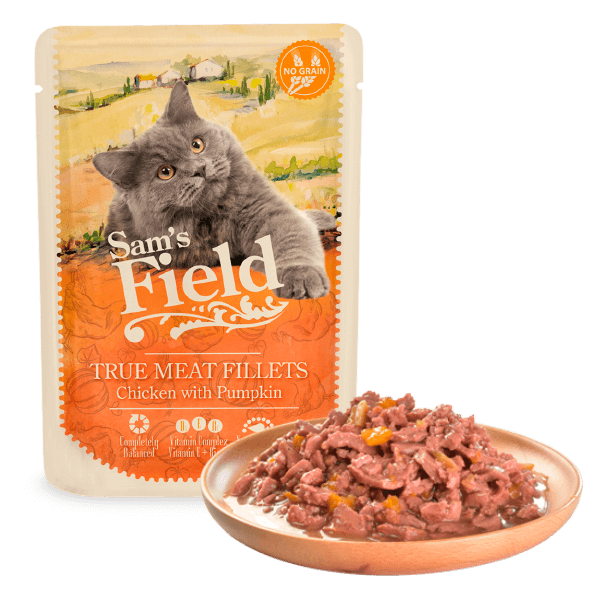 Sam's Field Adult Sobre de Pollo y Calabaza 85gr