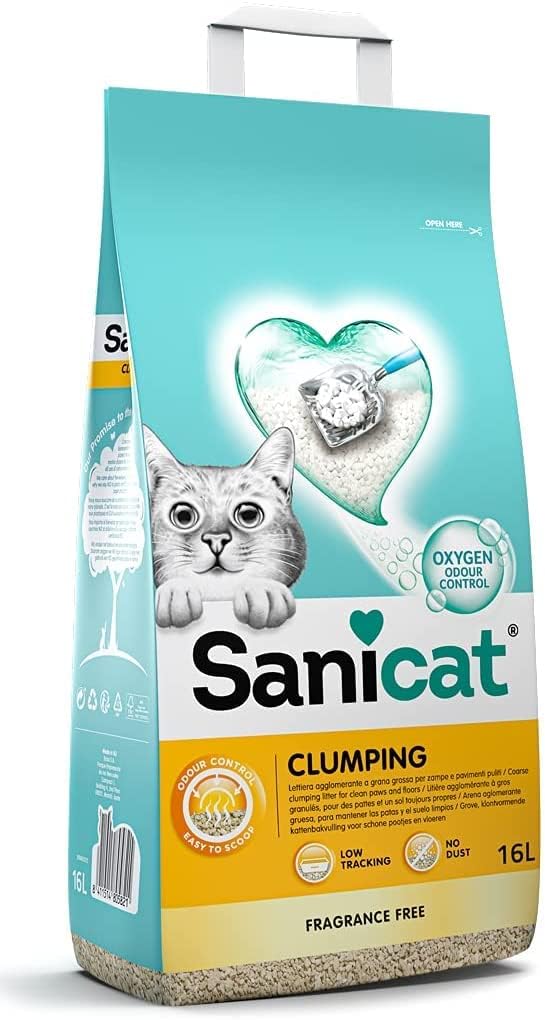 Sanicat Arena Cumpling Aglomerante – Sin perfume 16L