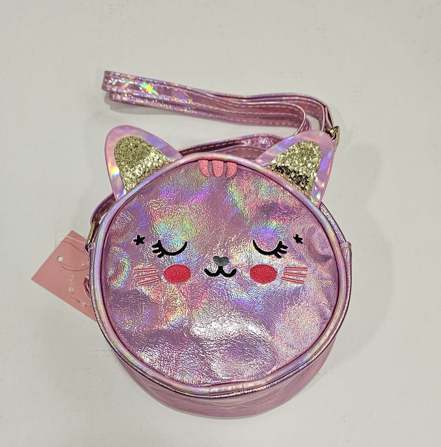 Bolso de gatito para niñ@ color rosa
