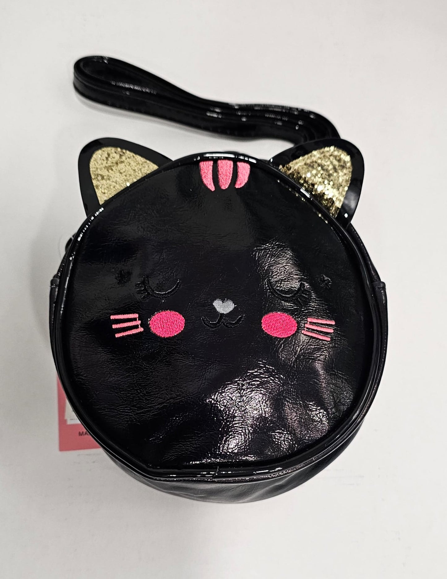 Bolso de gatito para niñ@ color negro