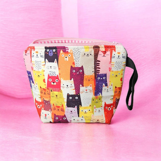 Neceser de tela Gatitos Multicolor (@lucikukadas)