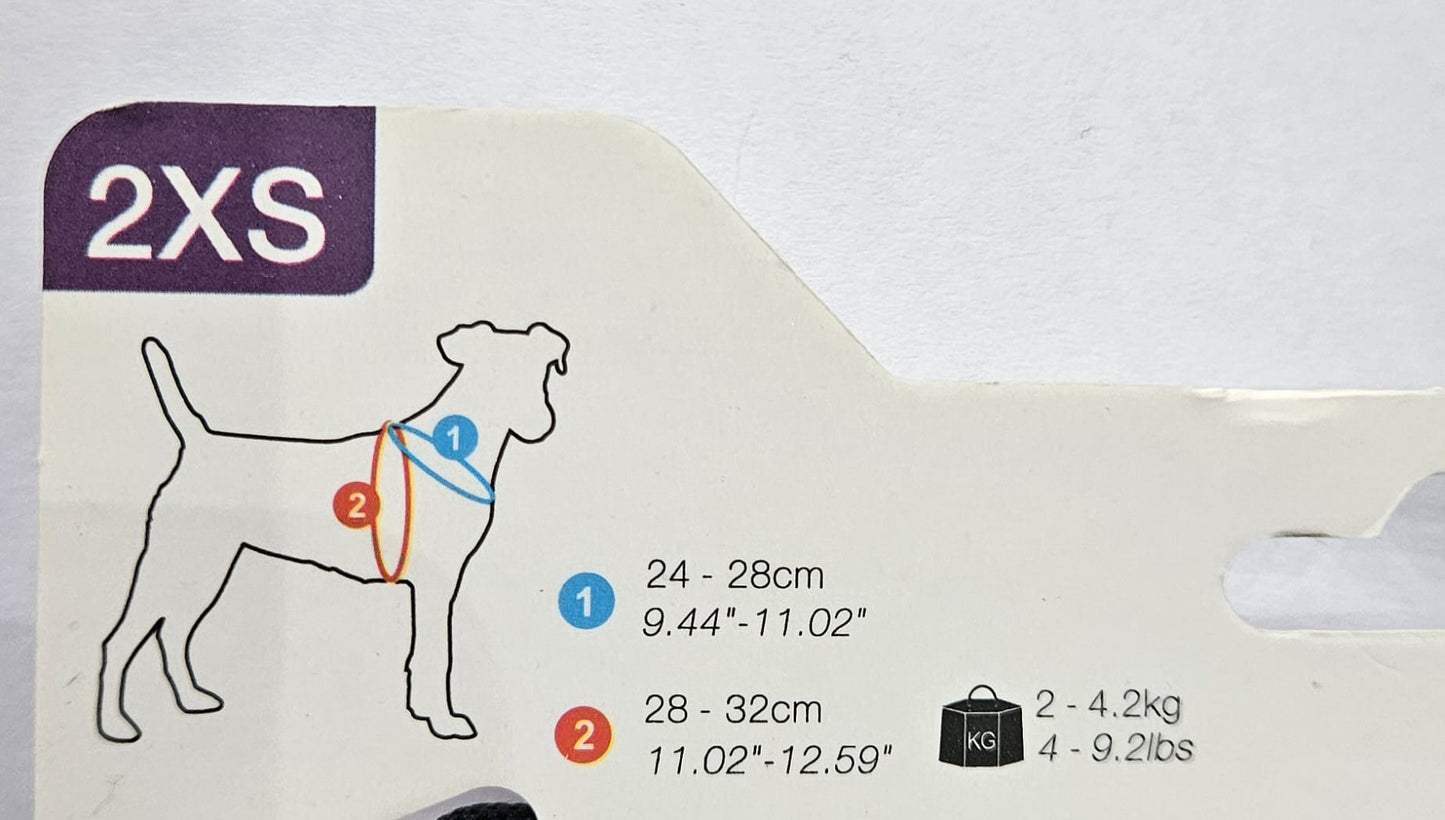 Arnés para gato transpirable color rojo con anilla de aluminio