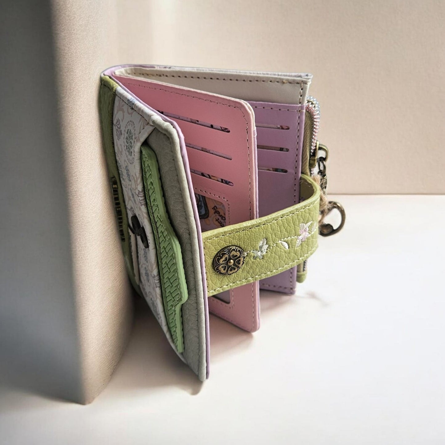 Cartera billetera Sweet Candy – Nueva Colección. Color  verde