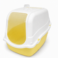 Arenero Cerrado para Gatos con Puerta – 57 x 39 x 41 cm. Amarillo