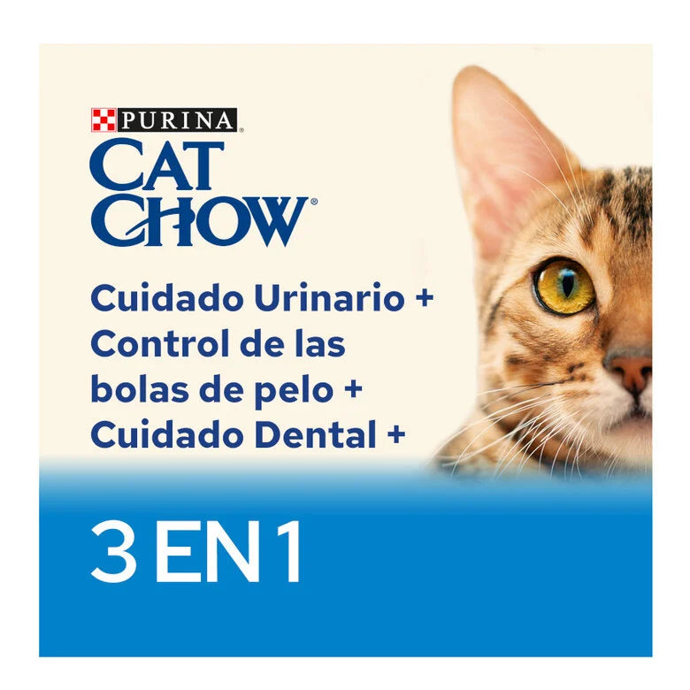 PURINA Cat Chow Adulto 3 en 1 Pavo 15kg