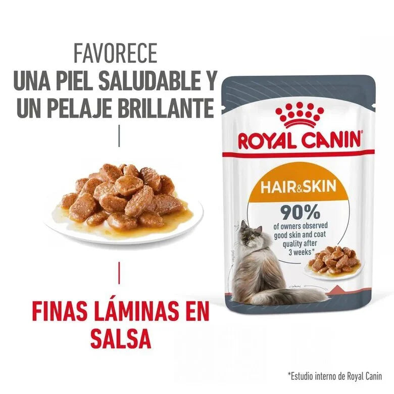 Royal Canin Hair & Skin Care 85 gr (Sobre salsa)