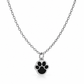🐾 Collar Relicario Huella – Para Guardar sus Cenizas- Plateado.