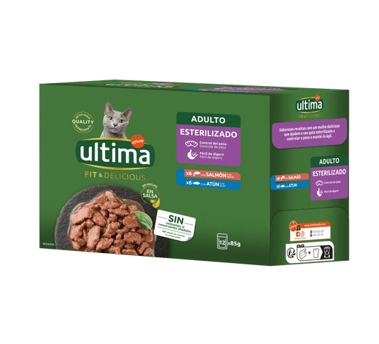 ULTIMA  Fit & Delicious con Salmón y Atún (12X85 gr)