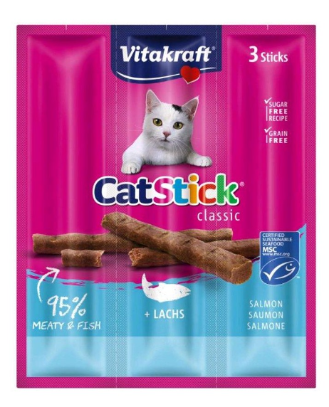 Vitakraft Cat Stick Mini Salmón 3und