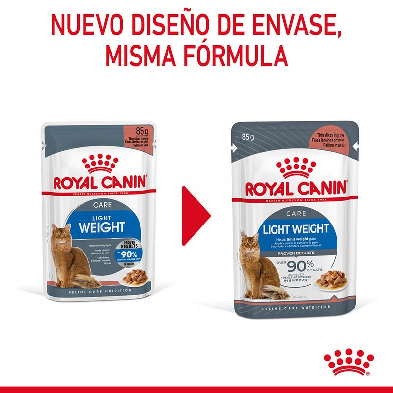 Royal Canin Adult Light Weight Care 85 gr (Sobre finas láminas en salsa)