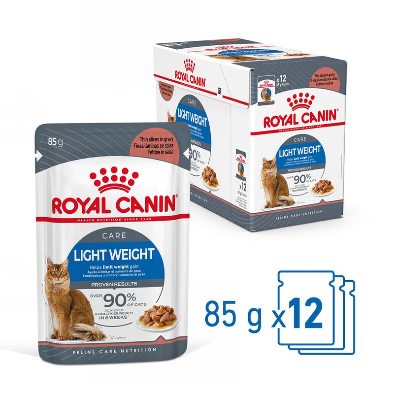 Royal Canin Adult Light Weight Care 85 gr (Sobre finas láminas en salsa)