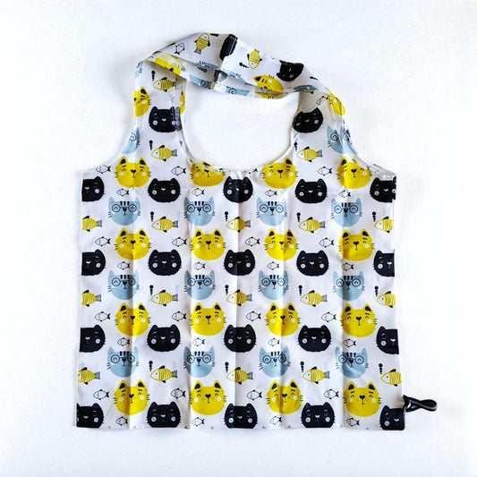 Bolsa de la Compra Reutilizable Caritas de Gato
