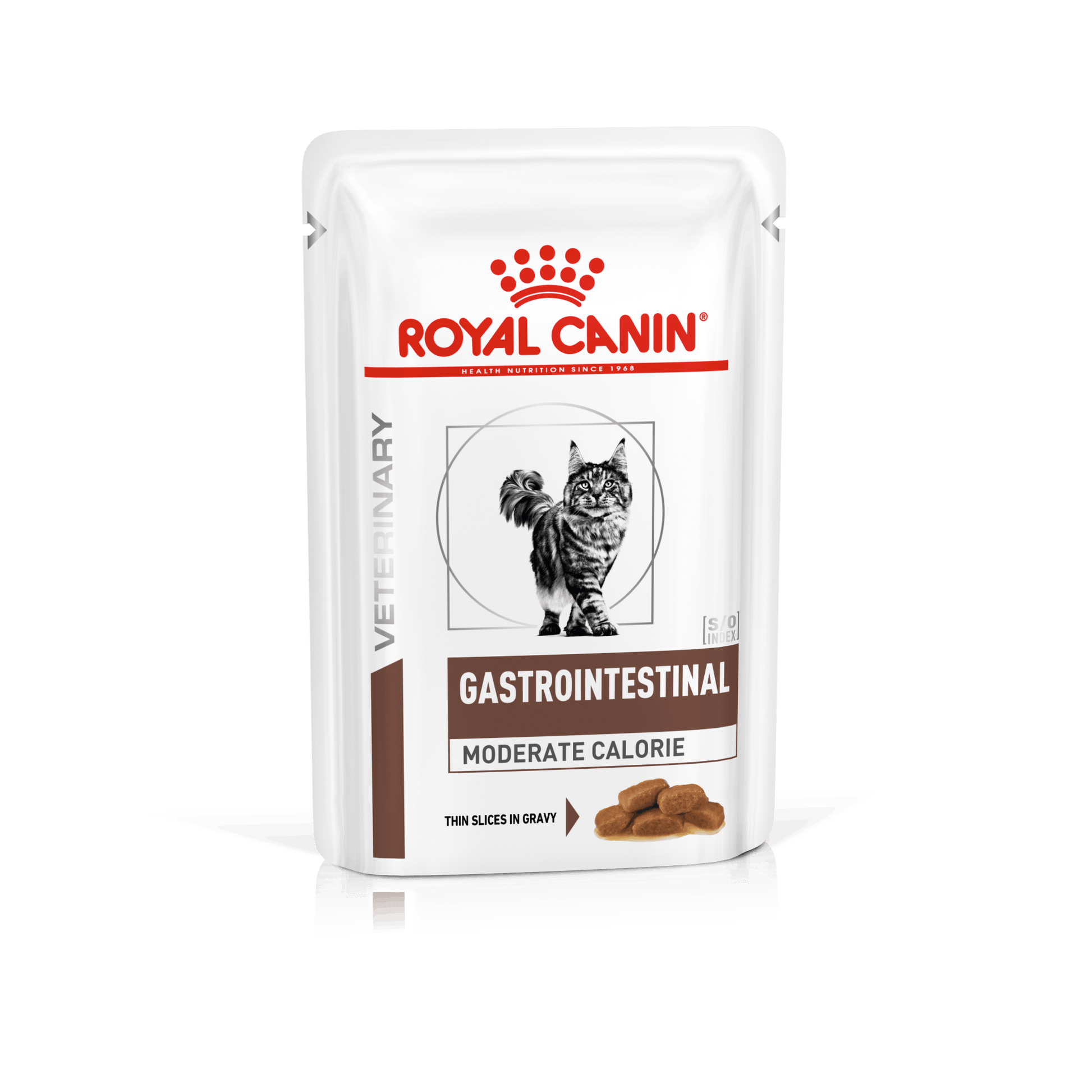 Royal Canin Adult Gastro Intestinal Moderate Calorie Cat 85 gr (Sobre finas láminas en salsa) - Chema y su manada