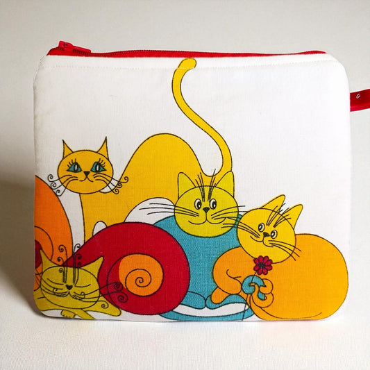 Neceser de tela Gatitos Abstractos (@lucikukadas)