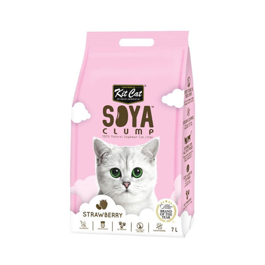 KIT CAT ARENA ECO SOYACLUMP - STRAWBERRY 7L