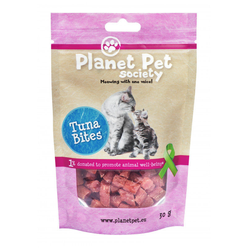 Planet Pet Snack Gato bites atun 30 gr