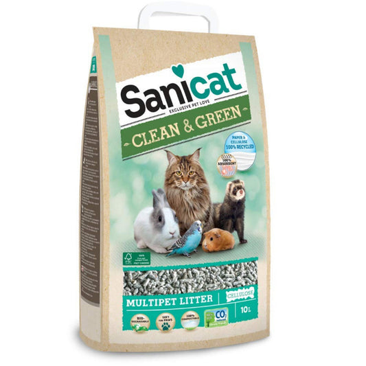 Sanicat Clean&amp;green celulosa 10 Litros