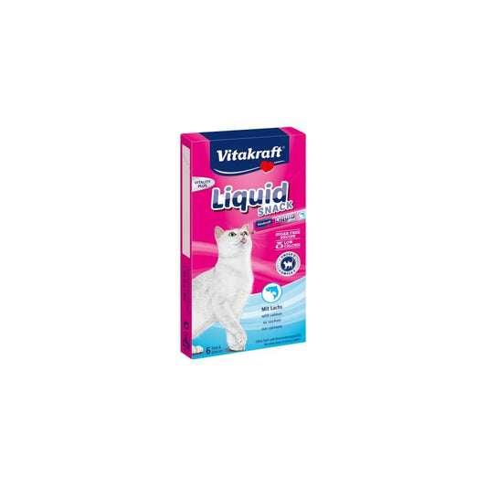 Vitakraft Cat Liquid Snack Salmon 6 uds