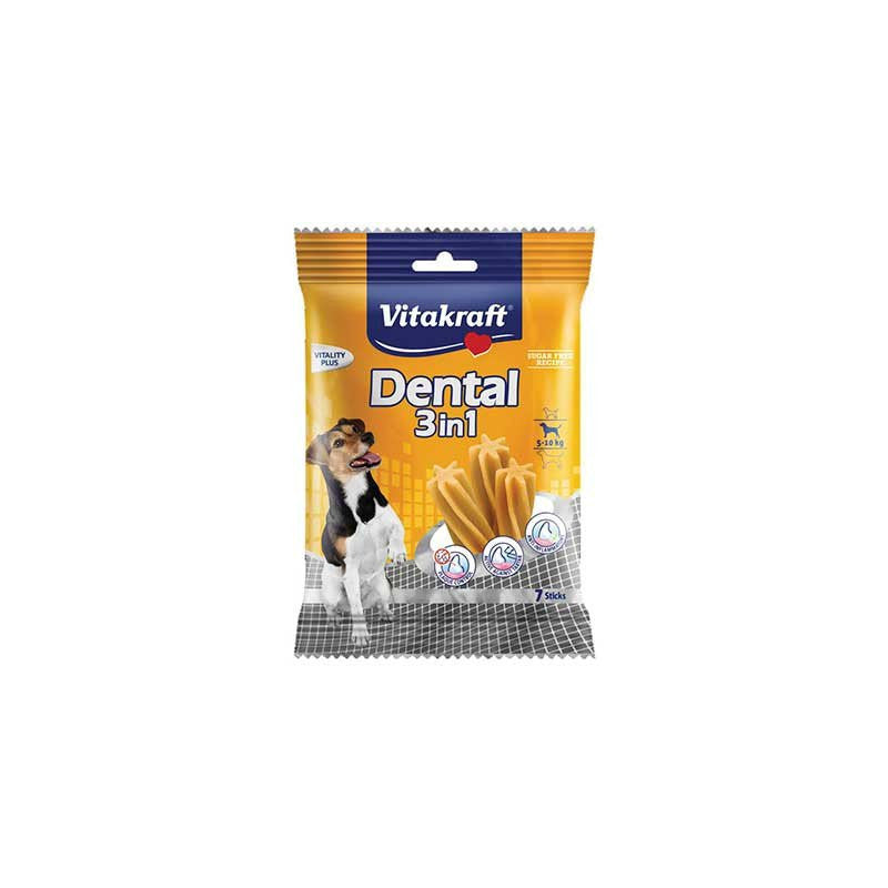 Vitakraft Dental  3 en1  Perros Pequeños 120g