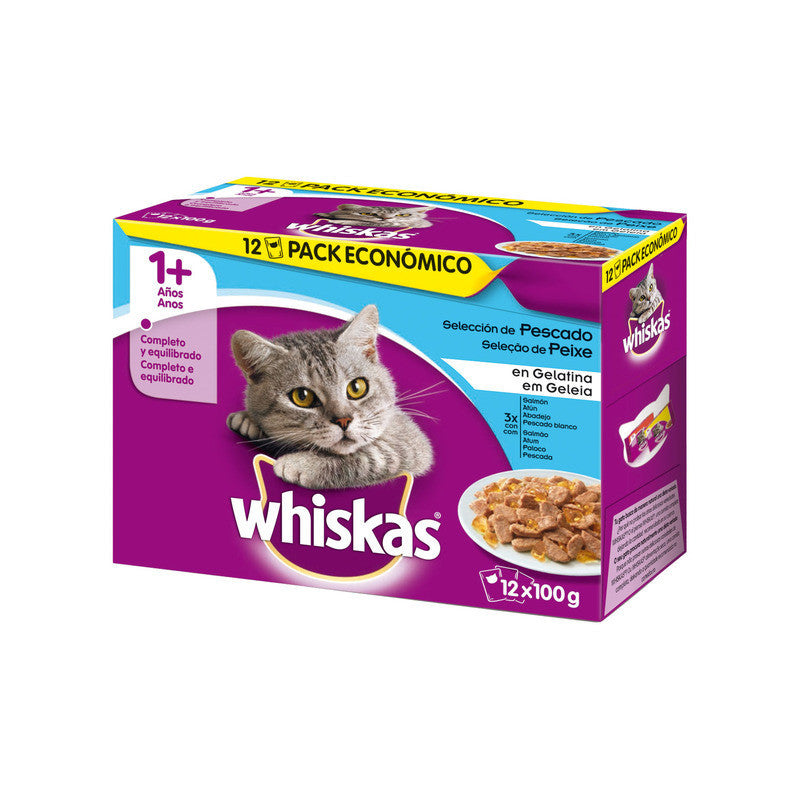 Whiskas Multipack Pescado 12x100g (4 uds)