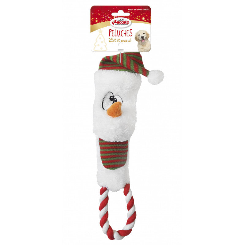 Xmas Muneco Nieve con Cuerda-Sonido 30cm